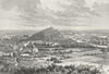AUSTRIA. Graz c1885 old antique vintage print picture