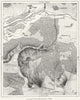 SWITZERLAND. Amphitheatre Illgraben, sketch map c1885 old antique chart