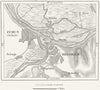 SERBIA. Semlin & Belgrade, sketch map c1885 old antique vintage plan chart