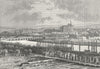 FRANCE. Metz c1885 old antique vintage print picture