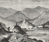 HUNGARY. Mining District Kremnitz(hills Magura) c1885 old antique print