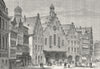 GERMANY. Romer at Frankfurt-on-Main c1885 old antique vintage print picture