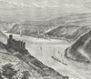 GERMANY. Mouse & St Goar c1885 old antique vintage print picture