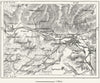GERMANY. Saarbrucken, sketch map c1885 old antique vintage plan chart