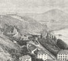 GERMANY. Walhalla c1885 old antique vintage print picture