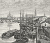 GERMANY. Dresden c1885 old antique vintage print picture