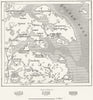 GERMANY. Alsen & Sonderburg, sketch map c1885 old antique plan chart