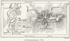 BELGIUM. Mont St Aubert, Tournay, sketch map c1885 old antique plan chart