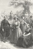 NETHERLANDS. Costumes of Friesland & Zealand c1885 old antique print picture