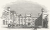 SUSSEX. Arundel Castle. Quad c1885 old antique vintage print picture