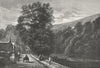 IOW. Isle of Wight-lake at Bonchurch c1885 old antique vintage print picture