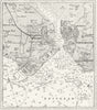 HANTS. Portsmouth, sketch map c1885 old antique vintage plan chart