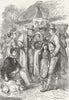 IRELAND. Typical Irish c1885 old antique vintage print picture