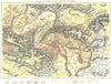FRANCE. Geological area of Paris c1885 old antique vintage map plan chart