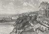 DEVON. Torquay, from land's end c1885 old antique vintage print picture