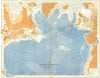 NORTH ATLANTIC. Telegraph cable routes c1885 old antique map plan chart