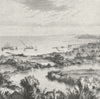 NORWAY. Norwegian Coast. Trondheim c1885 old antique vintage print picture