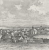 ICELAND. Reykjavik c1885 old antique vintage print picture