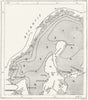SCANDINAVIA. Seasonal Temperature change, Mohn c1885 old antique map chart