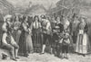 HARDANGER. Types & Costumes, Saetersdalen c1885 old antique print picture