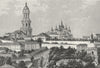 UKRAINE. Kiev c1885 old antique vintage print picture