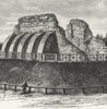 UKRAINE. Kiev. Golden Gate c1885 antique vintage print picture
