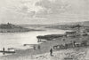 BELARUS. Dniester, from Mogilev c1885 old antique vintage print picture