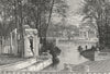 POLAND. Warsaw-theatre of Lazienki Palace c1885 old antique print picture