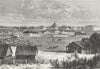 RUSSIA. Omsk c1885 old antique vintage print picture
