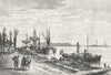 GEORGIA. Poti c1885 old antique vintage print picture