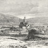 GEORGIA. Mtzkhet, ancient capital of c1885 old antique vintage print picture
