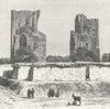 UZBEKISTAN. Bukhara. Ruins, city c1885 old antique vintage print picture