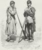 GEORGIA. Svan Types c1885 old antique vintage print picture