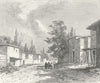 UZBEKISTAN. A St in Tashkend c1885 old antique vintage print picture