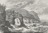 RUSSIA. Gulf Castries. Perouse Gate c1885 old antique vintage print picture