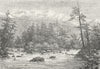 SEMIPALATINSK. Chindagutui, Tributary Irtish  c1885 old antique print picture