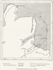 RUSSIA. Taimir Peninsula, sketch map c1885 old antique vintage plan chart