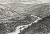 KAZAKHSTAN. Bukhtarma Valley, Altai-Highlands c1885 old antique print picture