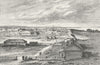 RUSSIA. Blagovyeshchensk, Amur c1885 old antique vintage print picture