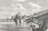 RUSSIA. Sakhalin. Cape Jonquiere c1885 old antique vintage print picture