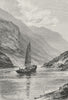 CHINA. Upper Yang-Tse-Kiang c1885 old antique vintage print picture