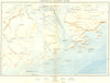 CHINA. Canton & Pearl river Hong Kong Macao c1885 old antique map plan chart