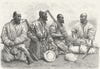 CHINA. Chinese Turkestan-types & costumes c1885 old antique print picture