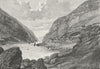 CHINA. Yangtze-Kiang-Mitan Gorge c1885 old antique vintage print picture