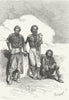 CHINA. Vagrant Convicts c1885 old antique vintage print picture