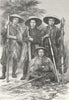 JAPAN. Japanese Peasantry c1885 old antique vintage print picture