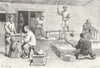 CHINA. Paper-Mill c1885 old antique vintage print picture