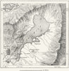 JAPAN. Lake Biva, sketch map c1885 old antique vintage plan chart