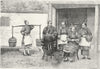 FUJIAN. Female types & costumes-Province of c1885 old antique print picture