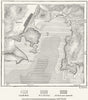 JAPAN. Simoda Bay, sketch map c1885 old antique vintage plan chart